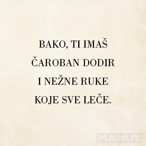 ZA MOJU BAKU 
