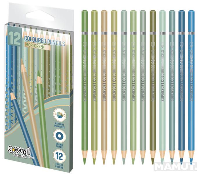 Drvene bojice SUPER SOFT MORI GREEN 1/12 