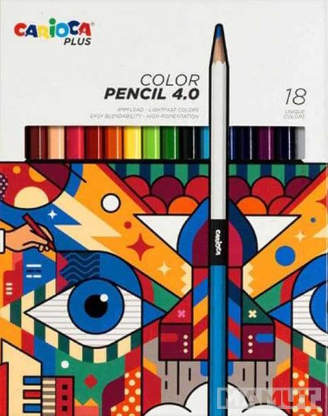 Drvene bojice CARIOCA PLUS 1/18 