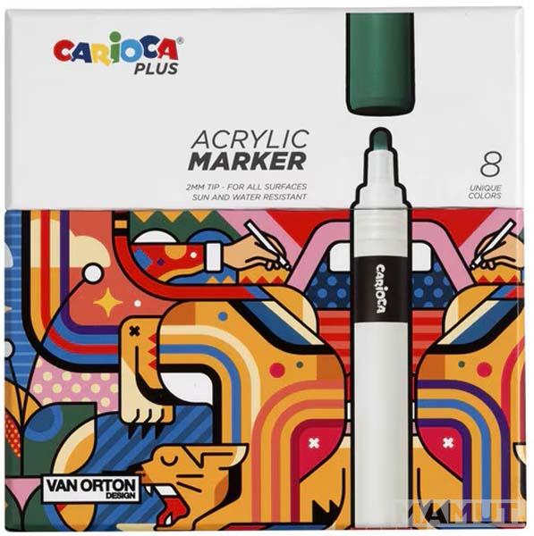 Markeri akrilni CARIOCA PLUS 1/8 