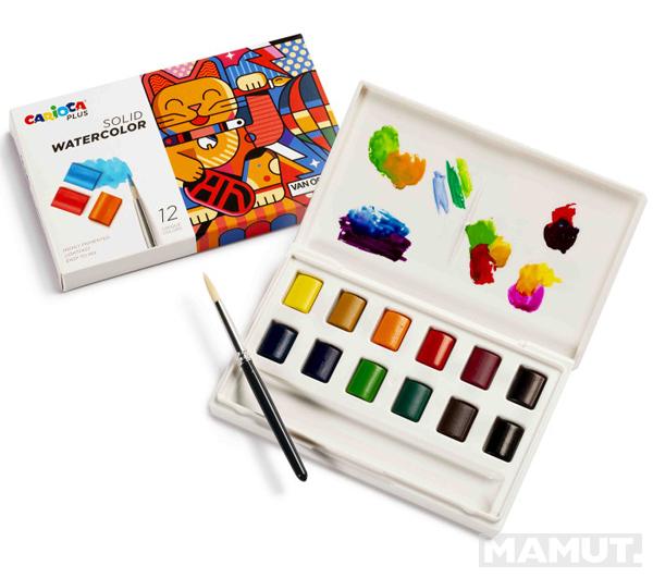 Vodene boje CARIOCA PLUS 12kom 