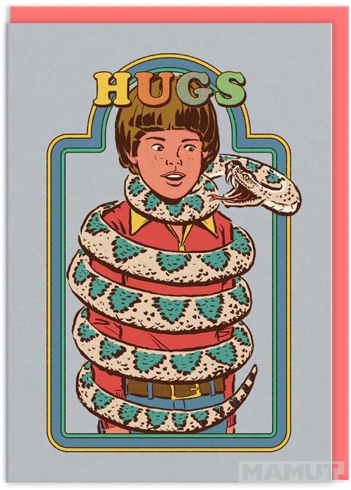 Čestitka SNAKE HUGS 