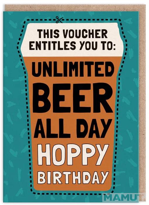 Rođendanska čestitka UNLIMITED BEER 