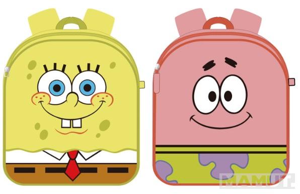 Ranac za vrtić SUNĐER BOB 22x10x25cm  / DVA MOTIVA 
