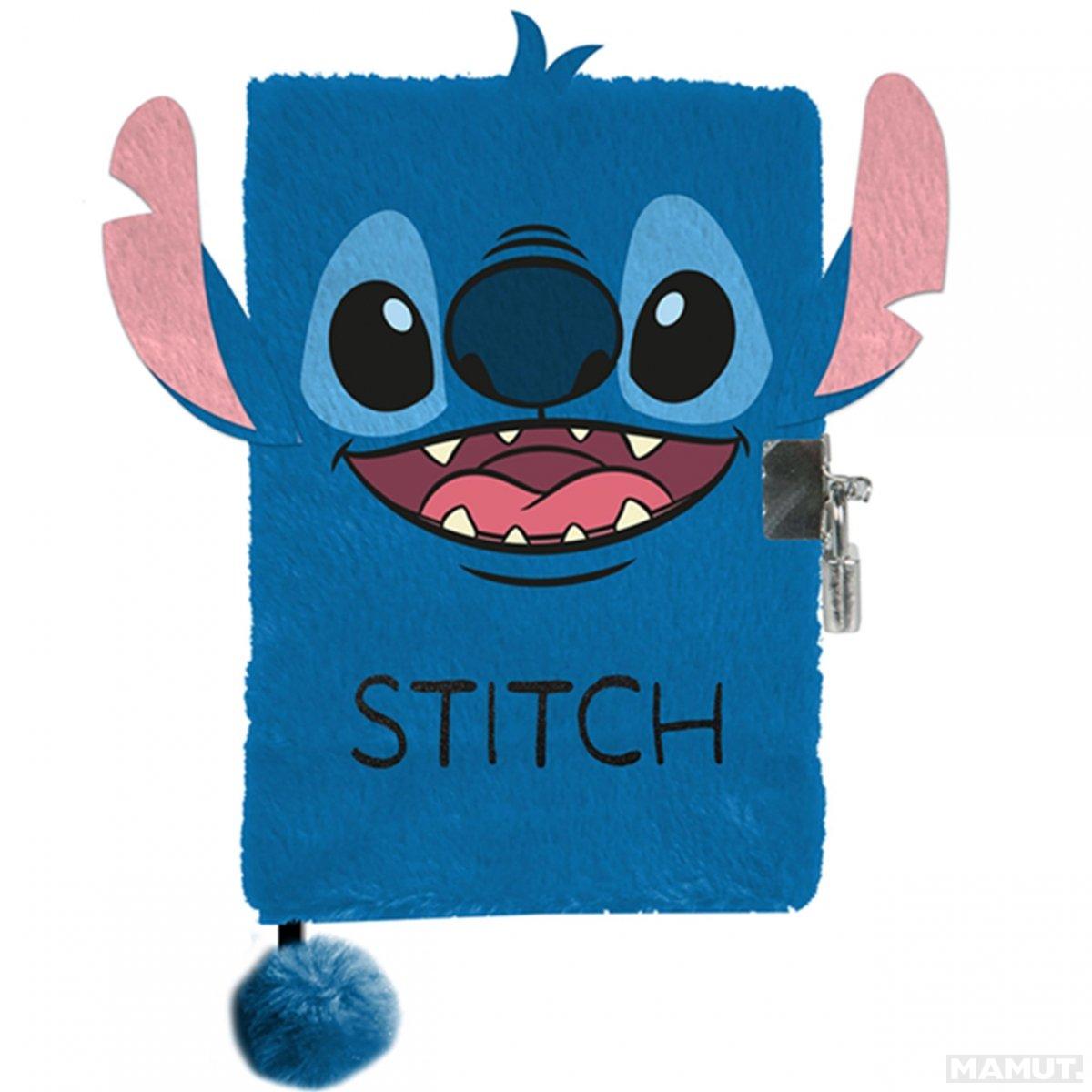 Plišani dnevnik sa ključićem DISNEY STITCH Plavi 