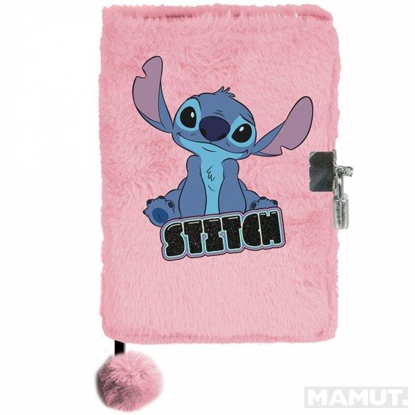 Plišani dnevnik sa ključićem DISNEY STITCH Pink 