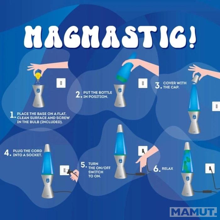 Lava lampa MAGMASTIC! - SILVER 