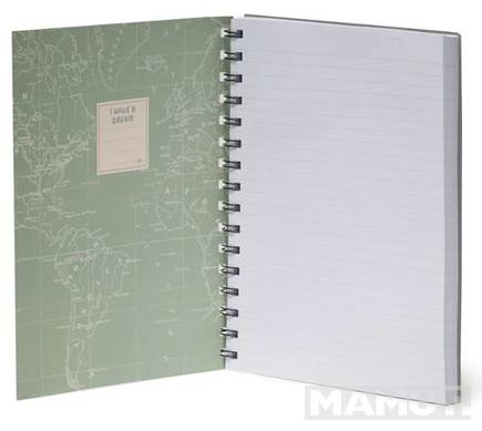 Notes sa spiralom A5 linije TRAVEL 