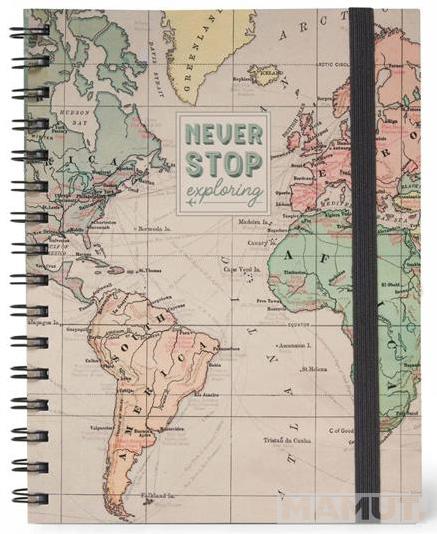 Notes sa spiralom A5 linije TRAVEL 