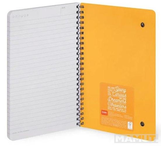 Notes sa spiralom A5 linije CRVENE PANDE 