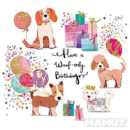 Rođendanska čestitka WOOFERLY BIRTHDAY - BLOOM 