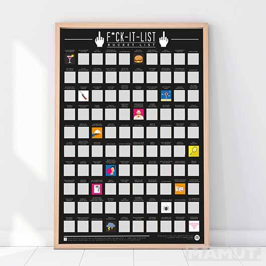 Greb-greb poster F*CK IT LIST (Grebi, grebi, blago tebi) 