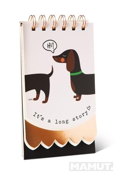 Notes sa spiralom DACHSHUND I belong to you 