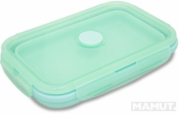 Silikonska kutija za užinu ZELENA 800ml 
