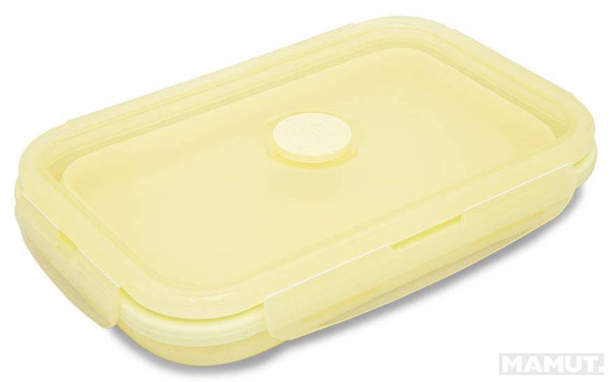 Silikonska kutija za užinu PUDER ŽUTA 800ml 