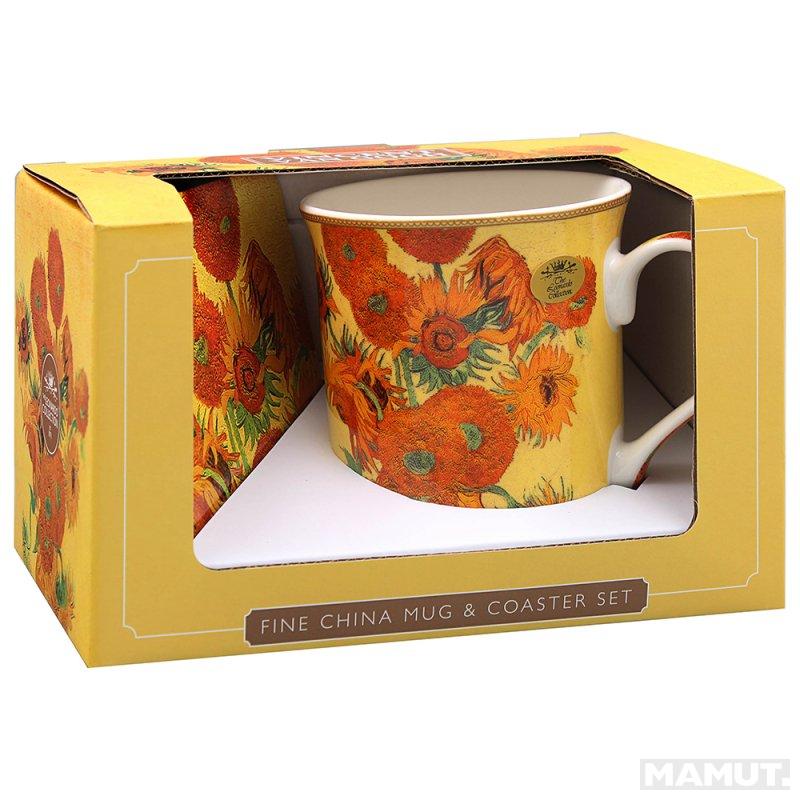 Šolja za čaj sa podmetačem VAN GOGH 