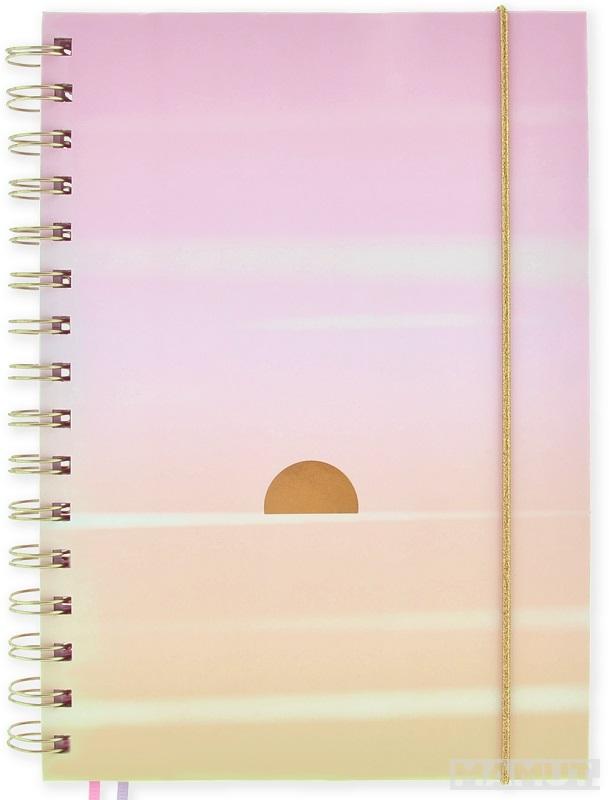 Notes sa spiralom A5 na linije SUNSET LOVE 