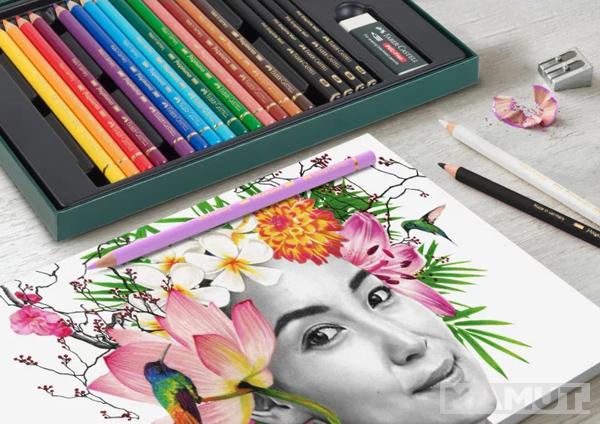 FABER CASTELL umetničke drvene bojice 23kom 