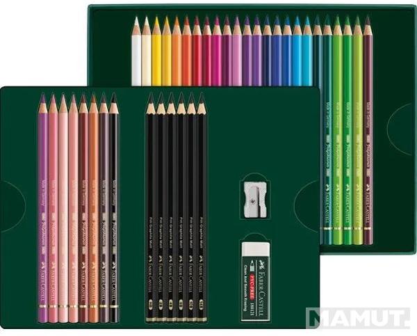 FABER CASTELL umetničke drvena bojice 32 kom 