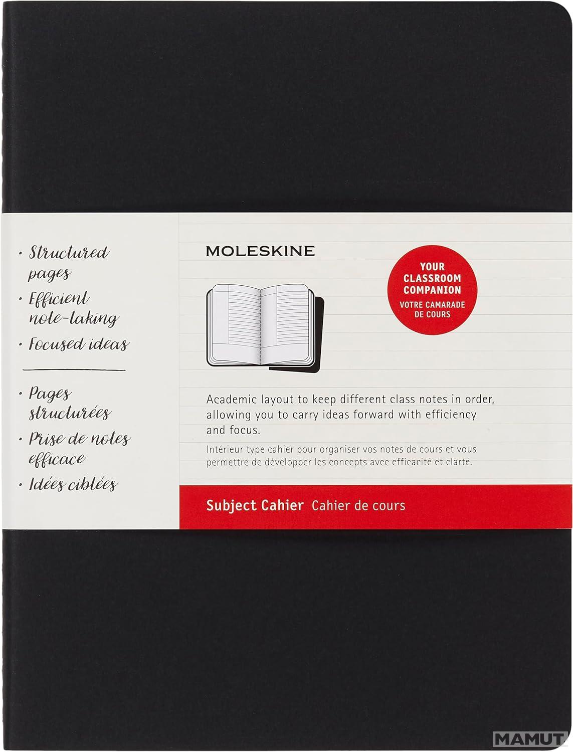 Set dva notesa MOLESKINE Black & Kraft, 19x25 cm, mek povez 