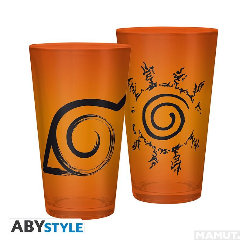 Velika čaša 400ml NARUTO SHIPPUDEN Konoha & Seal 