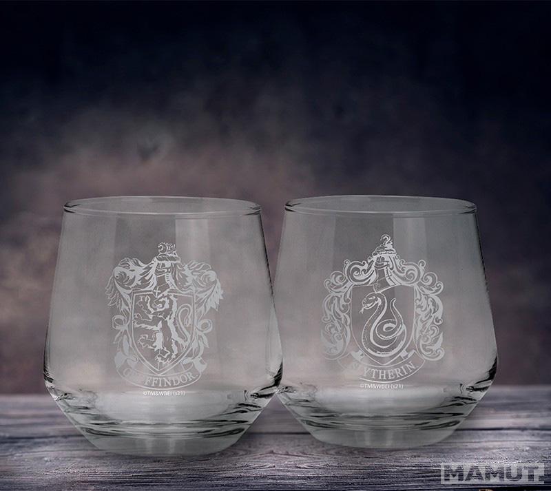 Set dve čaše 300ml HARRY POTTER Gryffindor & Slytherin 