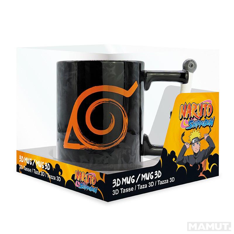 Šolja 460ml NARUTO SHIPPUDEN 3D Kunai Konoha 