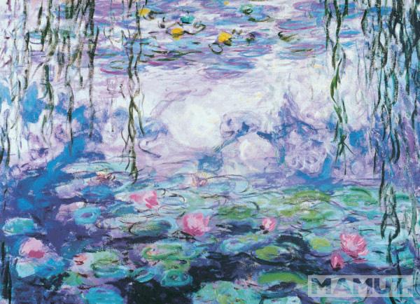Puzzle WATERLILIES BY CLAUDE MONET 1000kom 