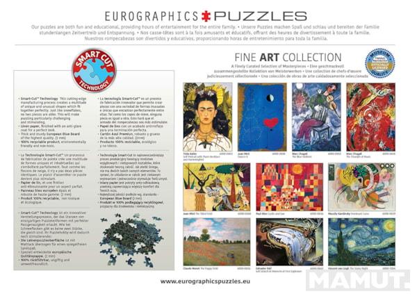 Puzzle WATERLILIES BY CLAUDE MONET 1000kom 