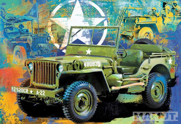 Puzzle MILITARY JEEP 550kom 