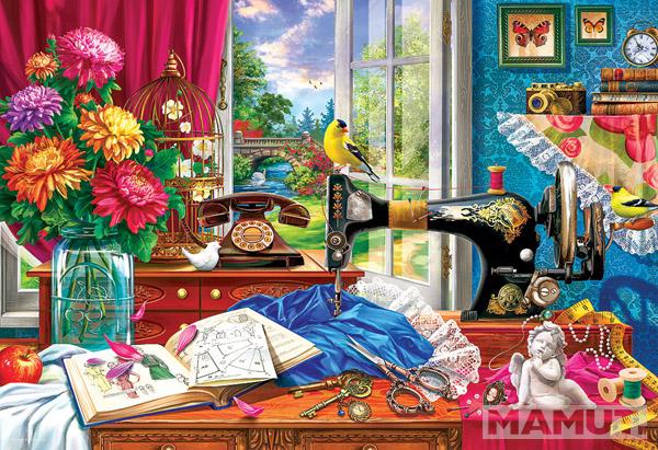Puzzle MASINA ZA SIVENJE 550kom 