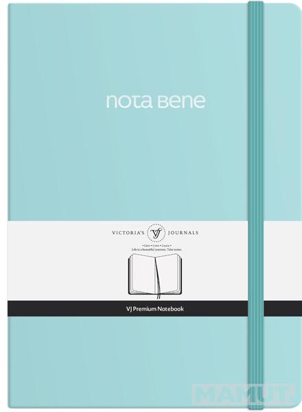 VICTORIA'S JOURNALS notes A5 SVETLO PLAVI 