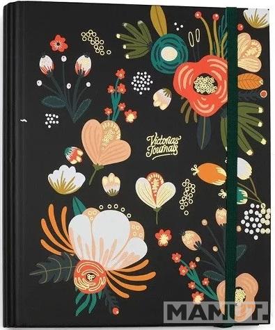 VICTORIA'S JOURNALS nedeljni planer B5 FLOWERS 