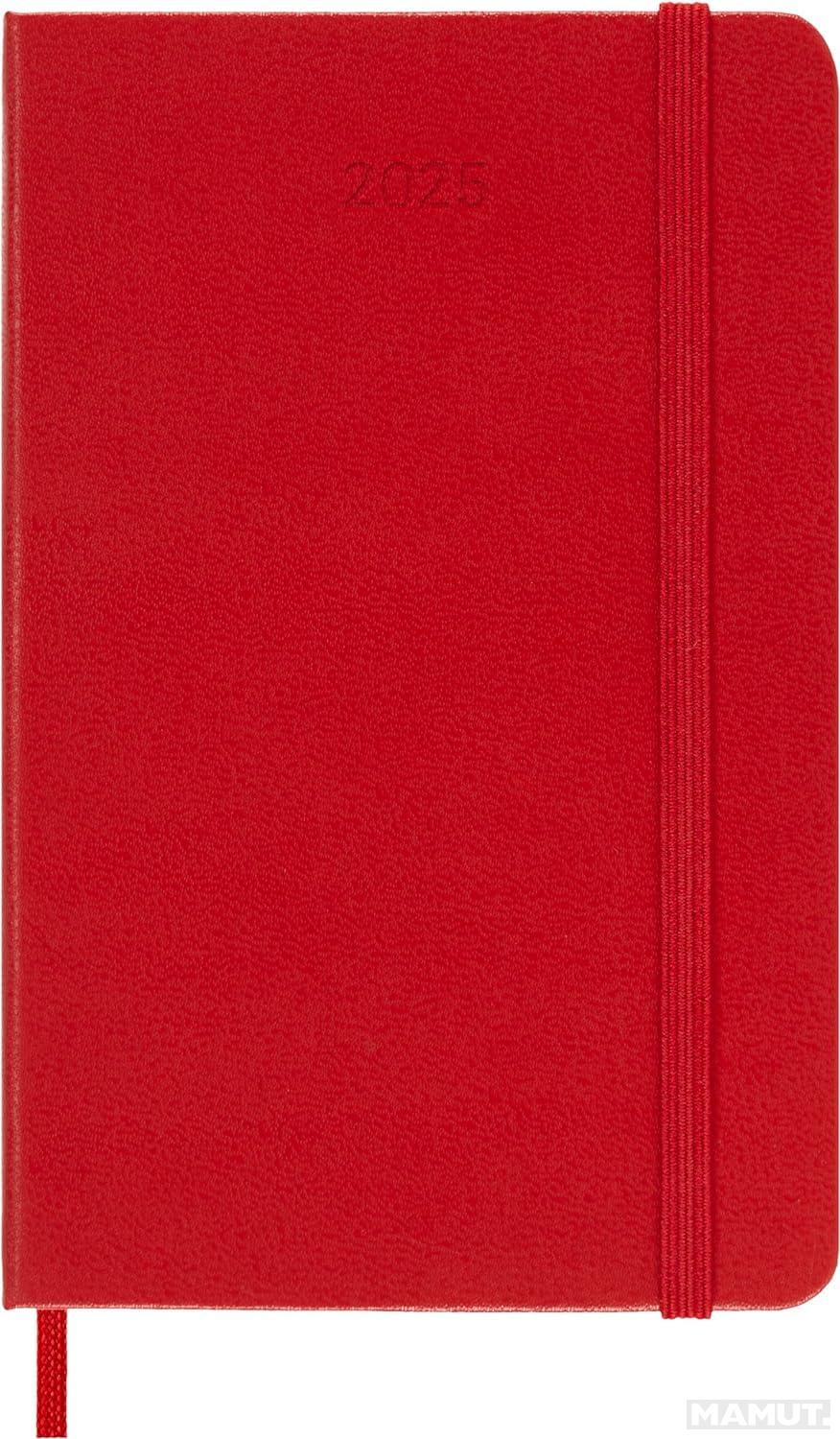 MOLESKINE datumirani planer 2025 TP CRVENI 9x14cm 