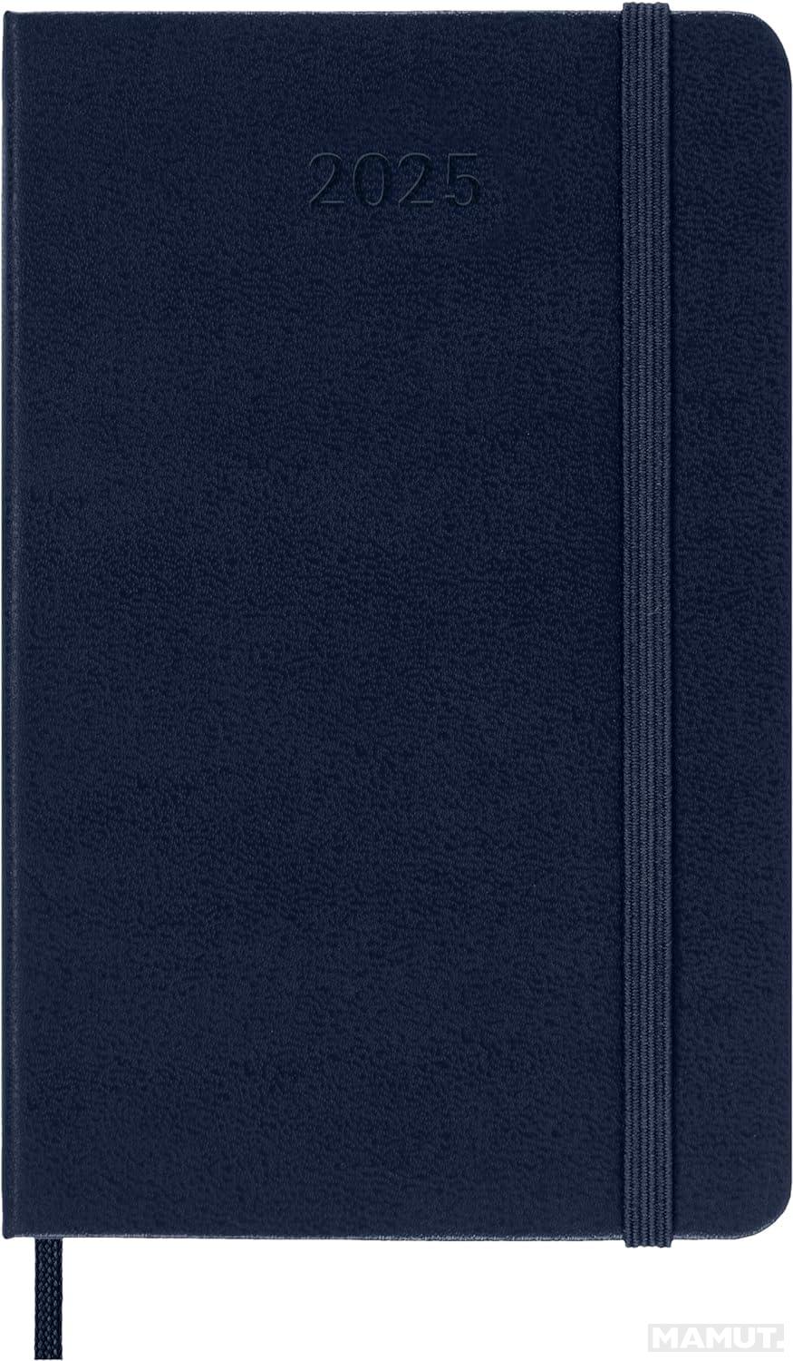 MOLESKINE datumirani nedeljni planer TP 2025 PLAVI 13x21cm 