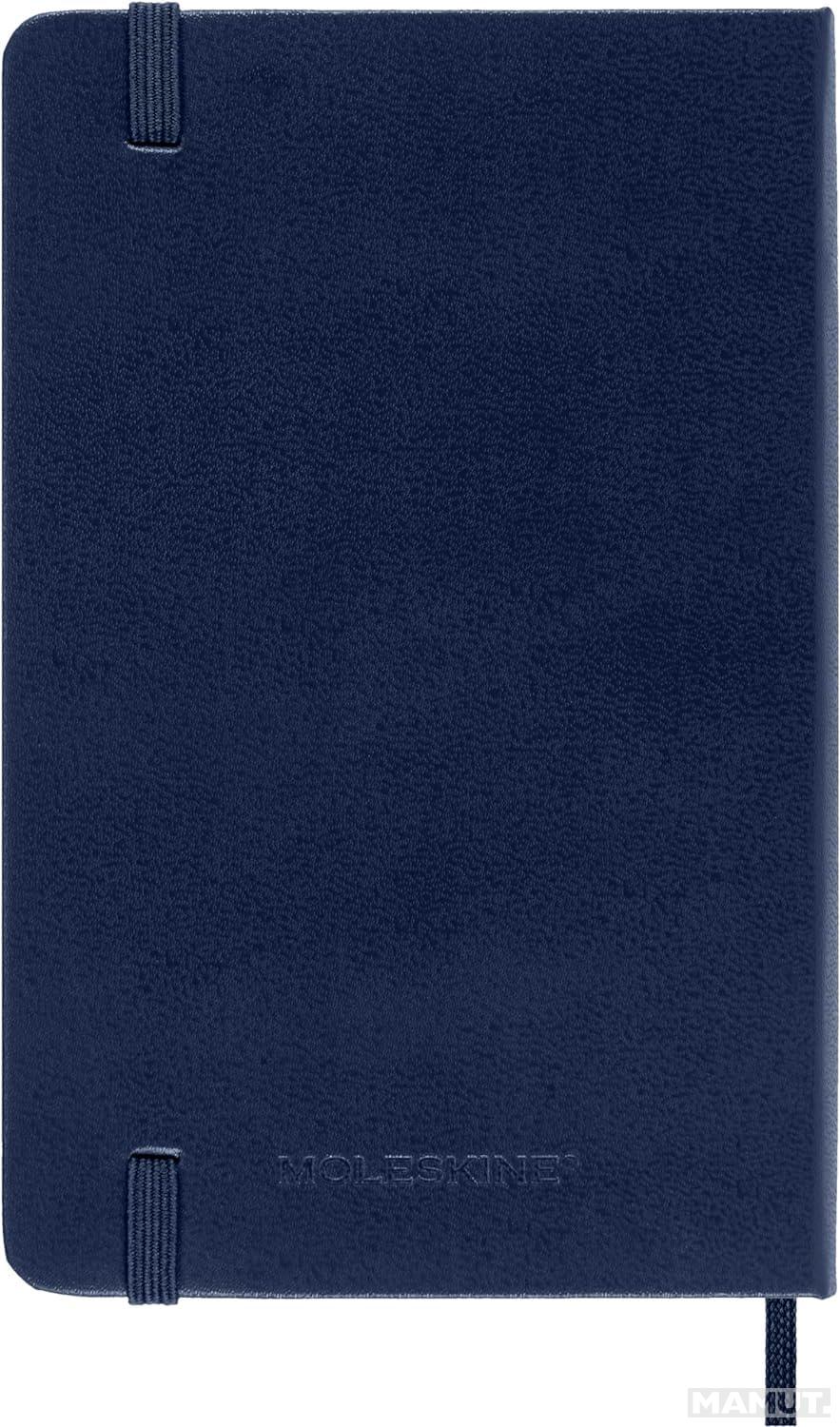 MOLESKINE datumirani nedeljni planer TP 2025 PLAVI 13x21cm 