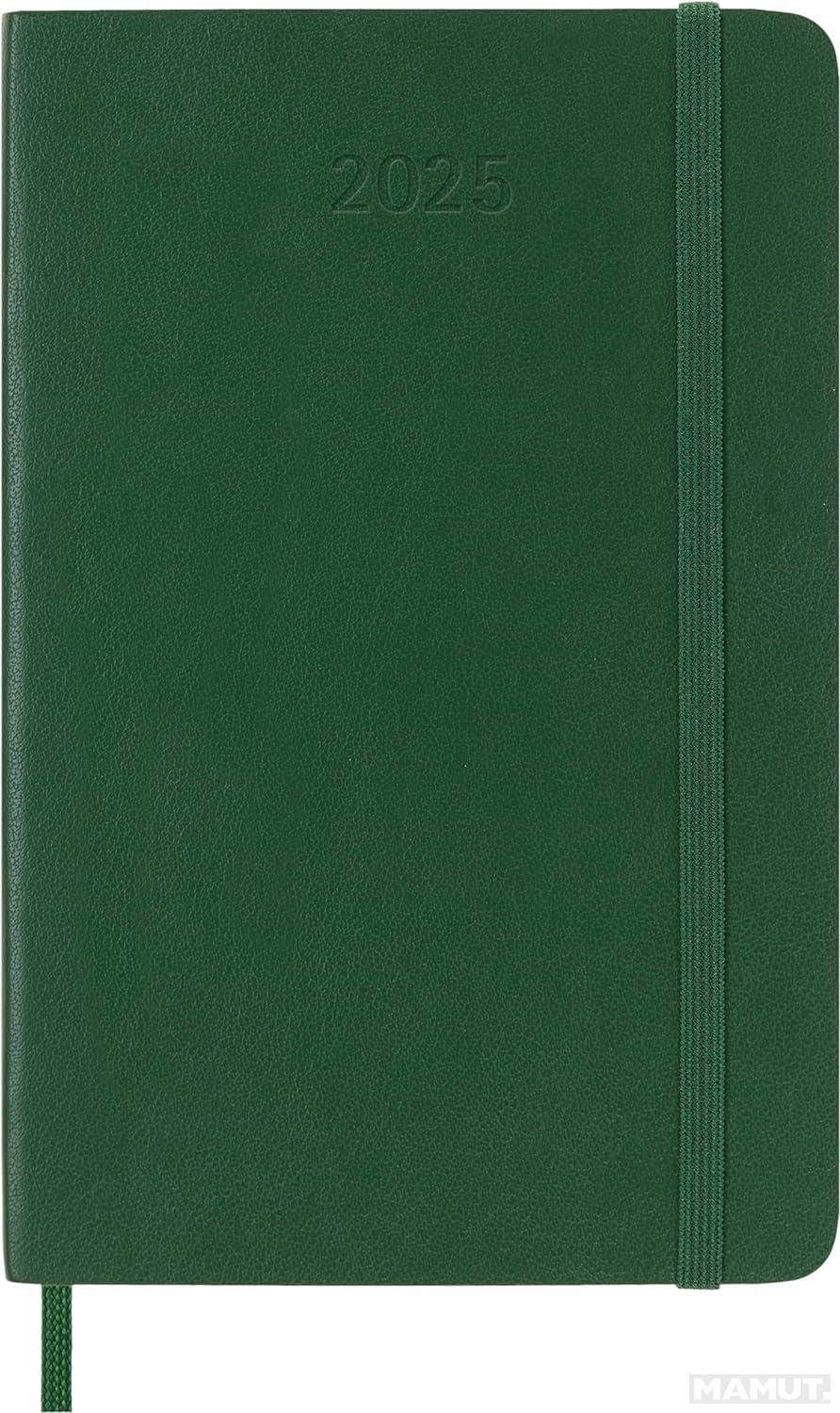 MOLESKINE datumirani nedeljni planer 2025 MP ZELENI 9x14cm 