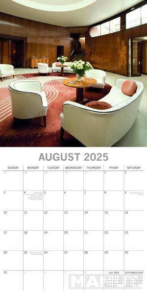 Zidni kalendar  ART DECO 2025 