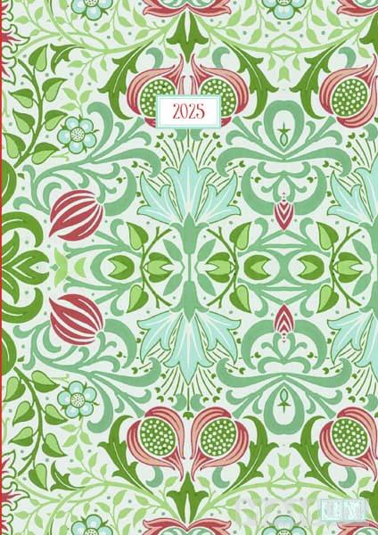 Datumirani planer A5 WILLIAM MORRIS - PERSIAN  2025 