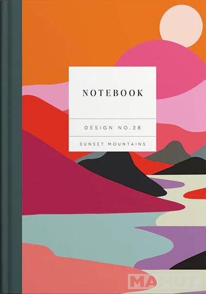 Notes A5 na linije TP, SUNSET MOUNTAINS KALEIDO 