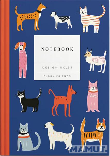 Notes A5 na linije TP FURRY FRIENDS KALEIDO 