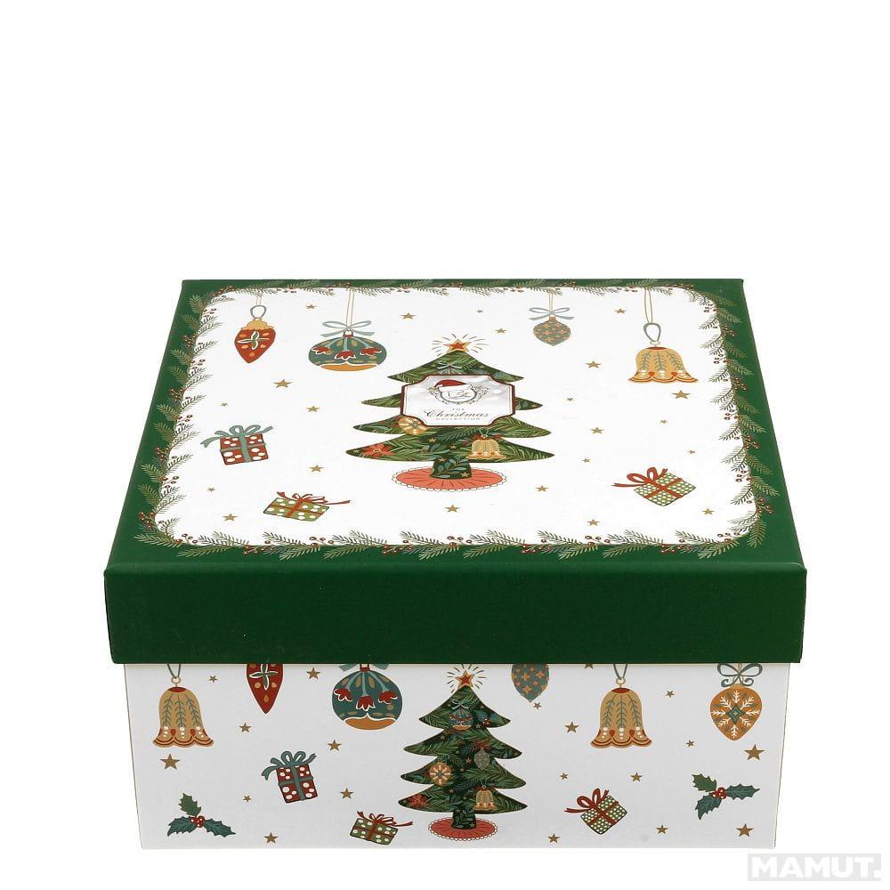 Novogodišnja šolja sa kašičicom i tanjirićem AROUND CHRISTMAS TREE 