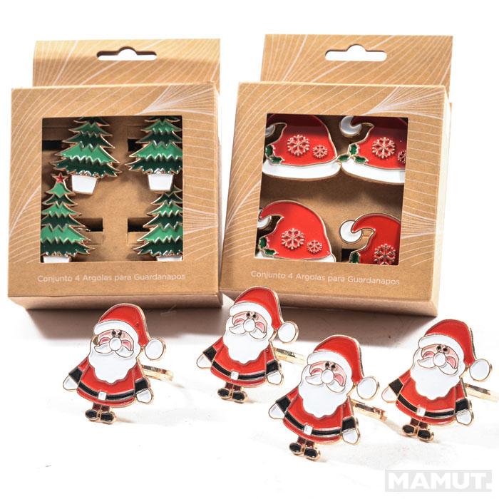 Novogodišnji držač za salvete JELKA / DEDA MRAZ (više vrsta) 