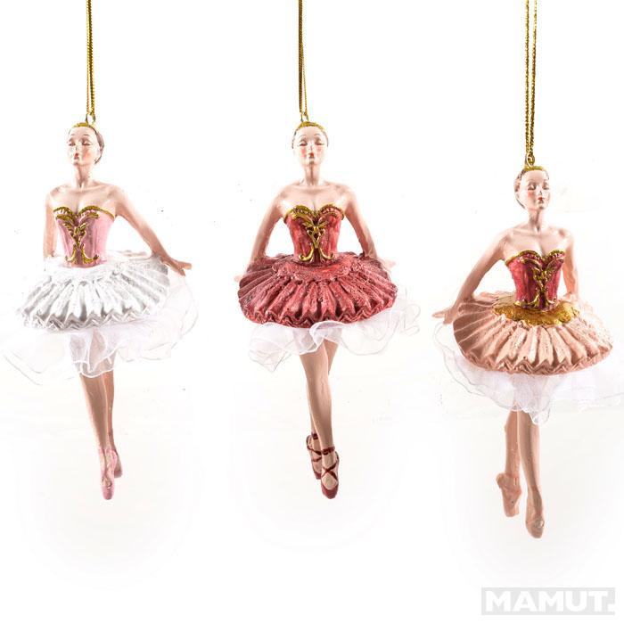 Novogodišnji ukras BALERINA (više vrsta) 