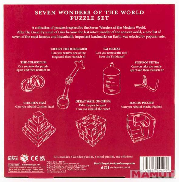 IQ puzzle SEVEN WONDERS OF THE WORLD 