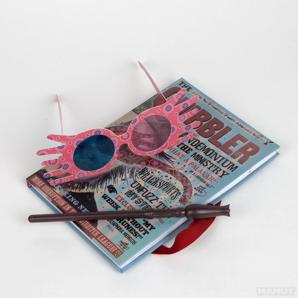 Poklon set - notes, olovka i naočare HARRY POTTER LUNA LOVEGOOD 