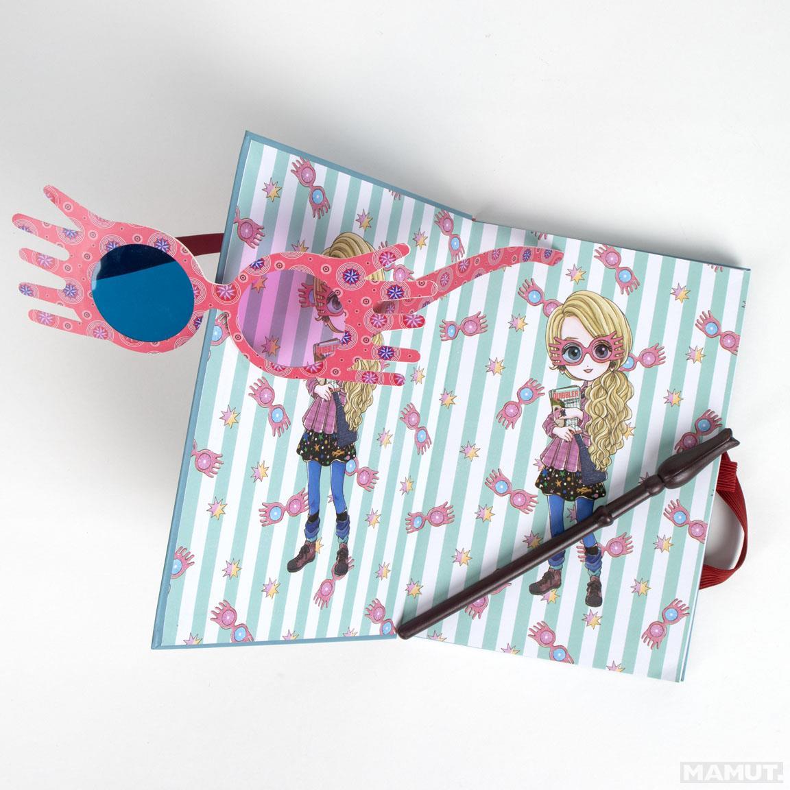 Poklon set - notes, olovka i naočare HARRY POTTER LUNA LOVEGOOD 