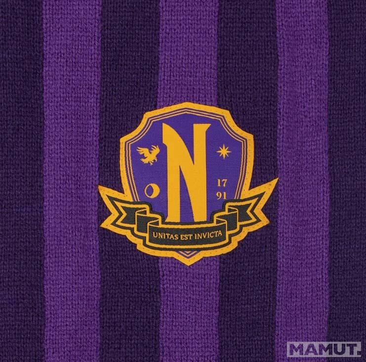 Šal NEVERMORE ACADEMY PURPLE 