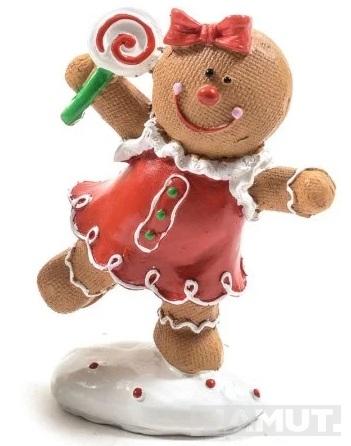 Novogodišnja figura SLATKI ĐUMBIRKO 14cm 