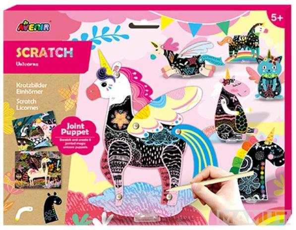 SCRATCH CARDS grebalice JEDNOROZI 